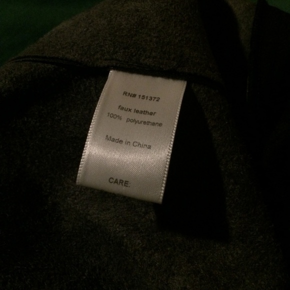 NWT High Waist Faux Leather Draped Pants - Picture 6 of 7